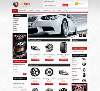 Accessories Car Magento Theme